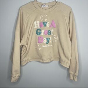 Smiley World Crewneck Sweatshirt Size Small